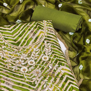 green-zig-zag-printed-with-floral-handwork-roman-cotton-silk-dress-material