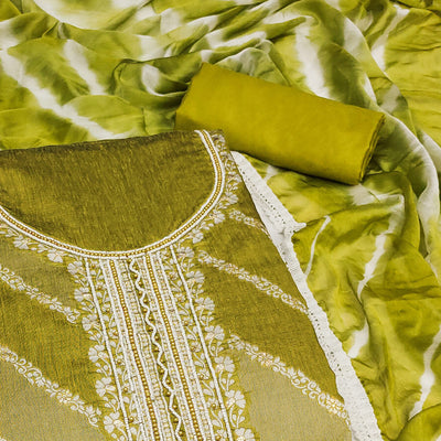 green-floral-woven-with-handwork-banarasi-silk-dress-material-4