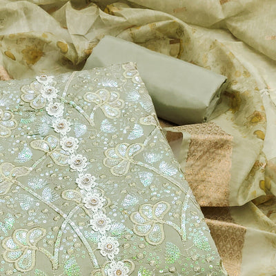 green-floral-sequins-embroidery-cotton-roman-silk-dress-material