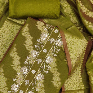 green-floral-woven-with-handwork-banarasi-silk-dress-material-6