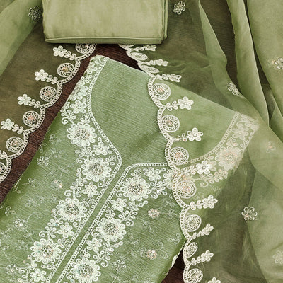 green-floral-sequins-embroidered-viscose-golden-crush-dress-material
