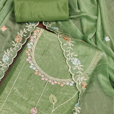 green-floral-sequins-embroidered-viscose-golden-crush-dress-material-15