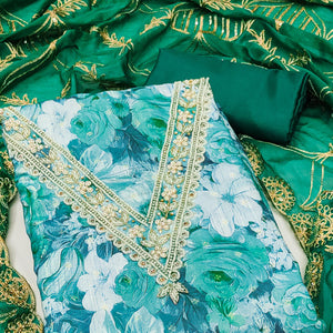 green-digital-printed-with-handwork-viscose-banarasi-dress-material