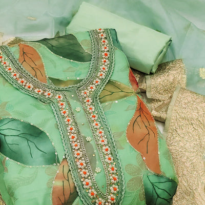green-floral-printed-with-hand-embroidered-organza-dress-material