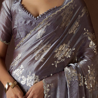 grey-floral-foil-printed-satin-silk-saree-with-zarkan-border-4