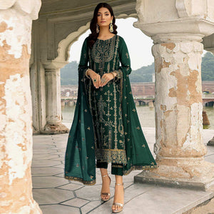green-floral-sequins-embroidered-georgette-semi-stitched-suit-1