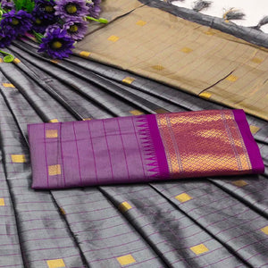 grey-purple-woven-cotton-silk-saree-with-tassels