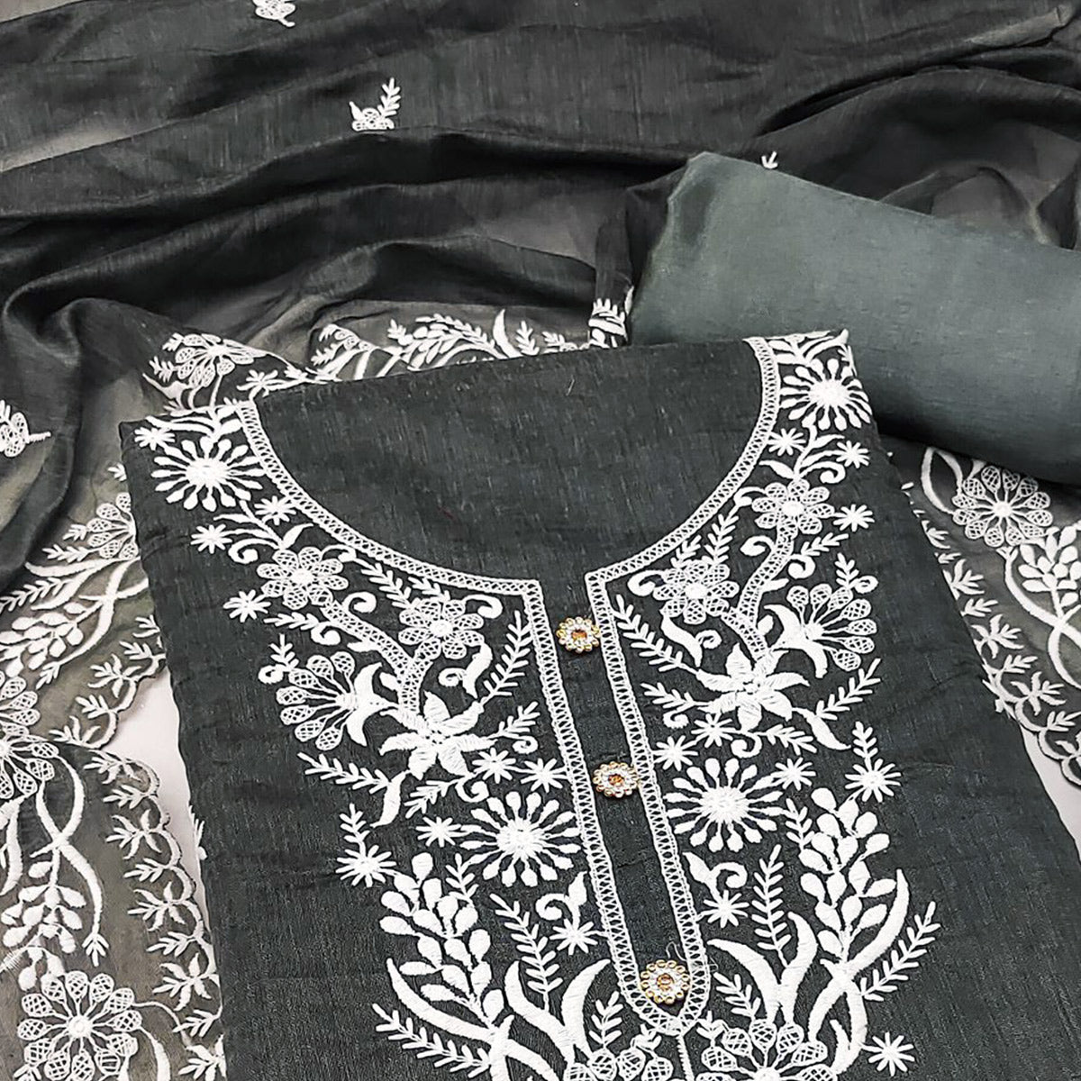 grey-floral-embroidered-chanderi-dress-material-7