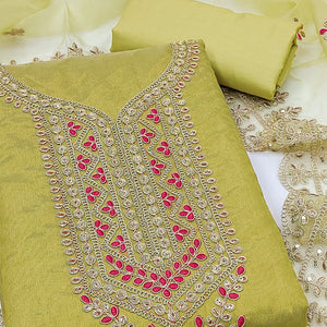green-sequins-embroidered-chanderi-silk-dress-material