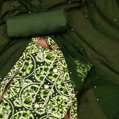 green-foil-printed-rayon-dress-material