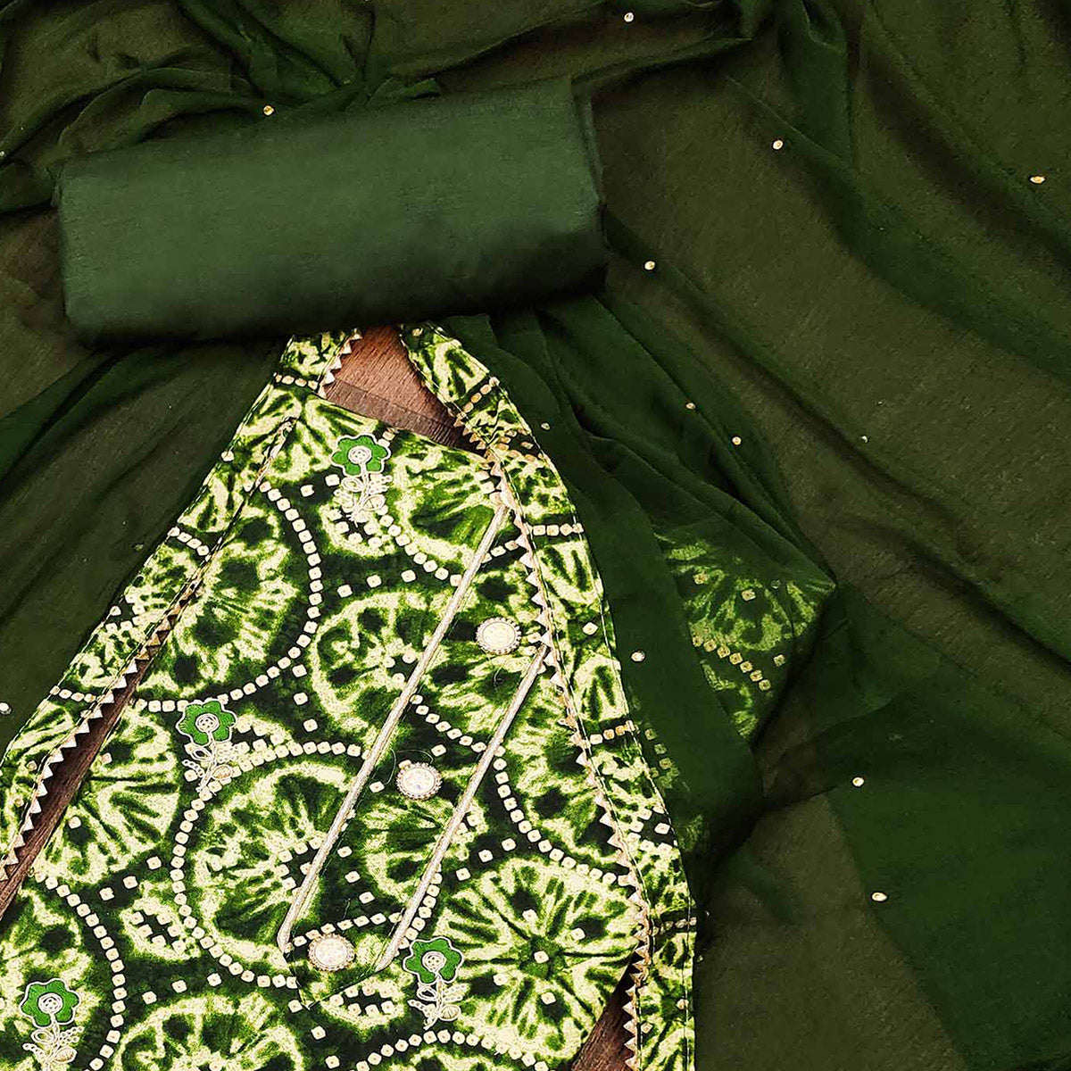 green-foil-printed-rayon-dress-material