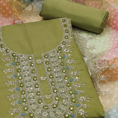 green-floral-sequins-embroidered-roman-chanderi-silk-dress-material