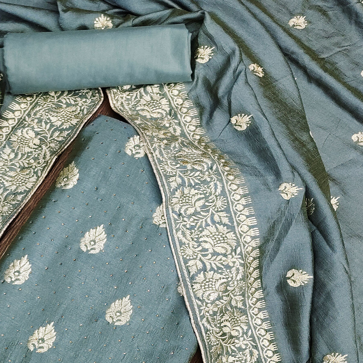 grey-floral-embroidered-chinon-dress-material-1