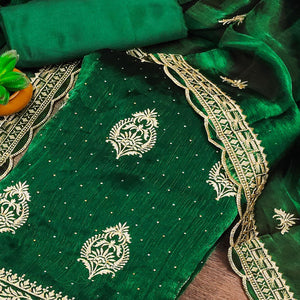 green-floral-embroidery-with-stonework-mulberry-silk-dress-material