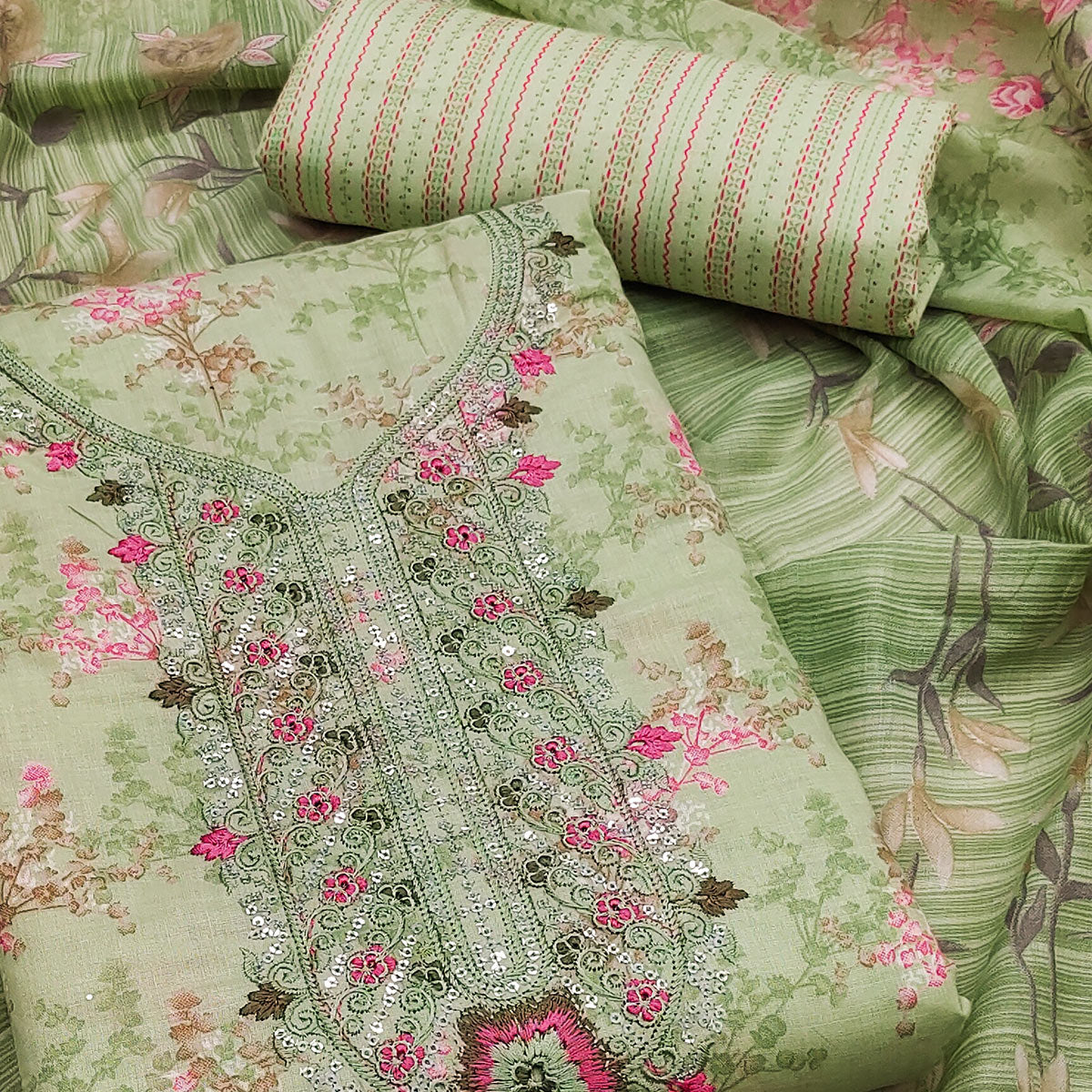 green-floral-printed-with-embroidery-pure-cotton-dress-material