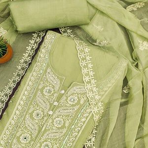 green-floral-sequins-embroidered-organza-dress-material-3