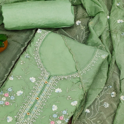 green-floral-embroidered-organza-dress-material-12