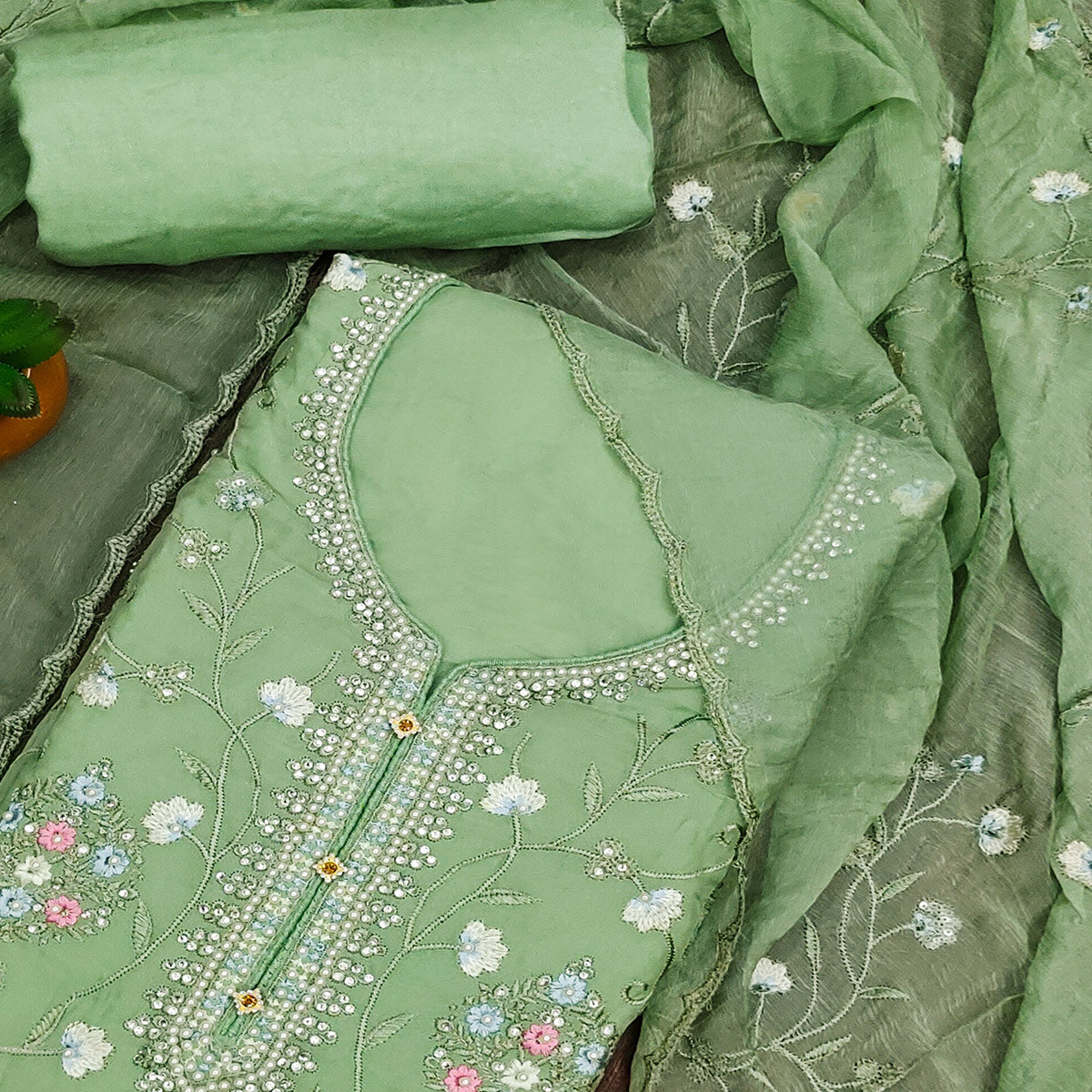 green-floral-embroidered-organza-dress-material-12