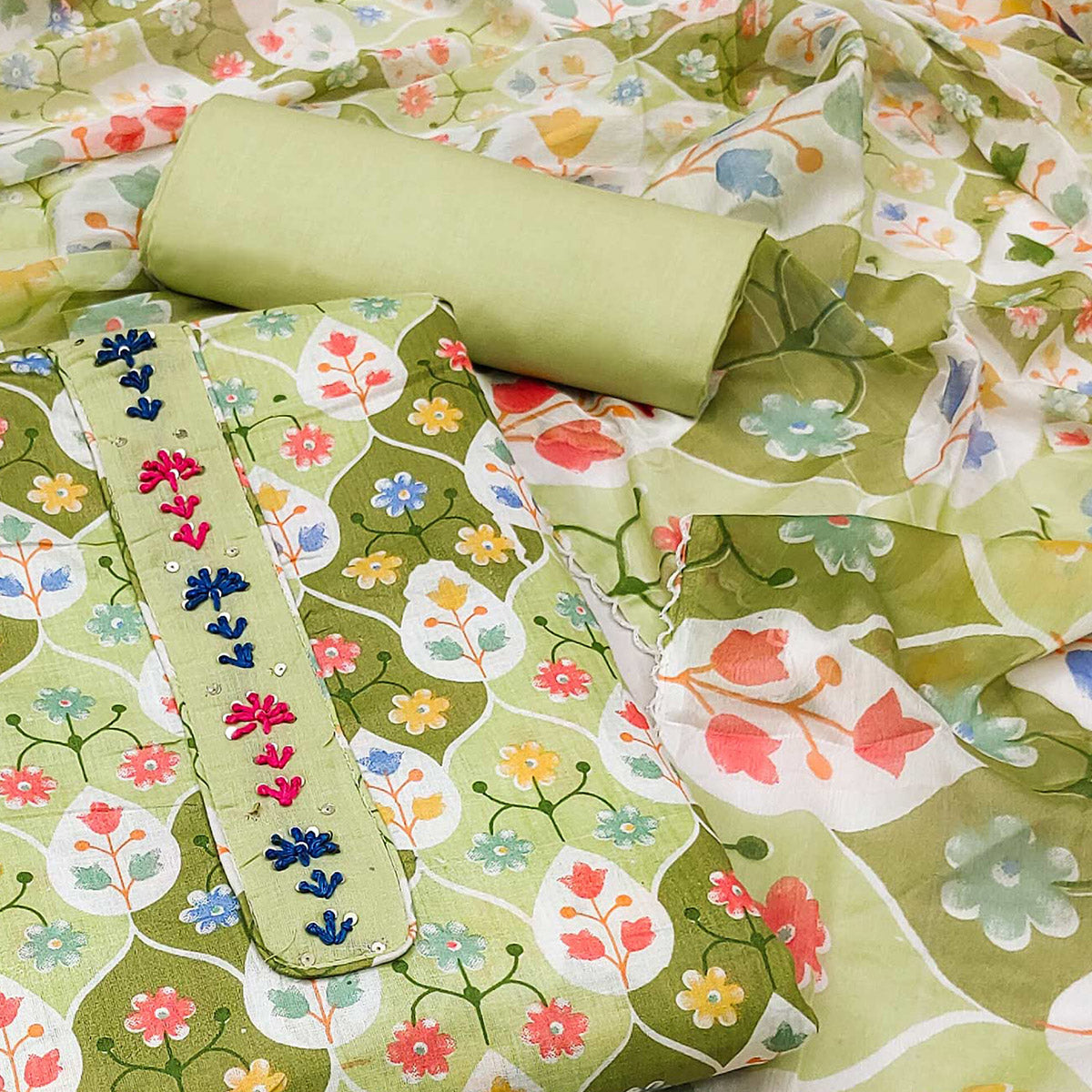 green-floral-printed-pure-cotton-dress-material-5