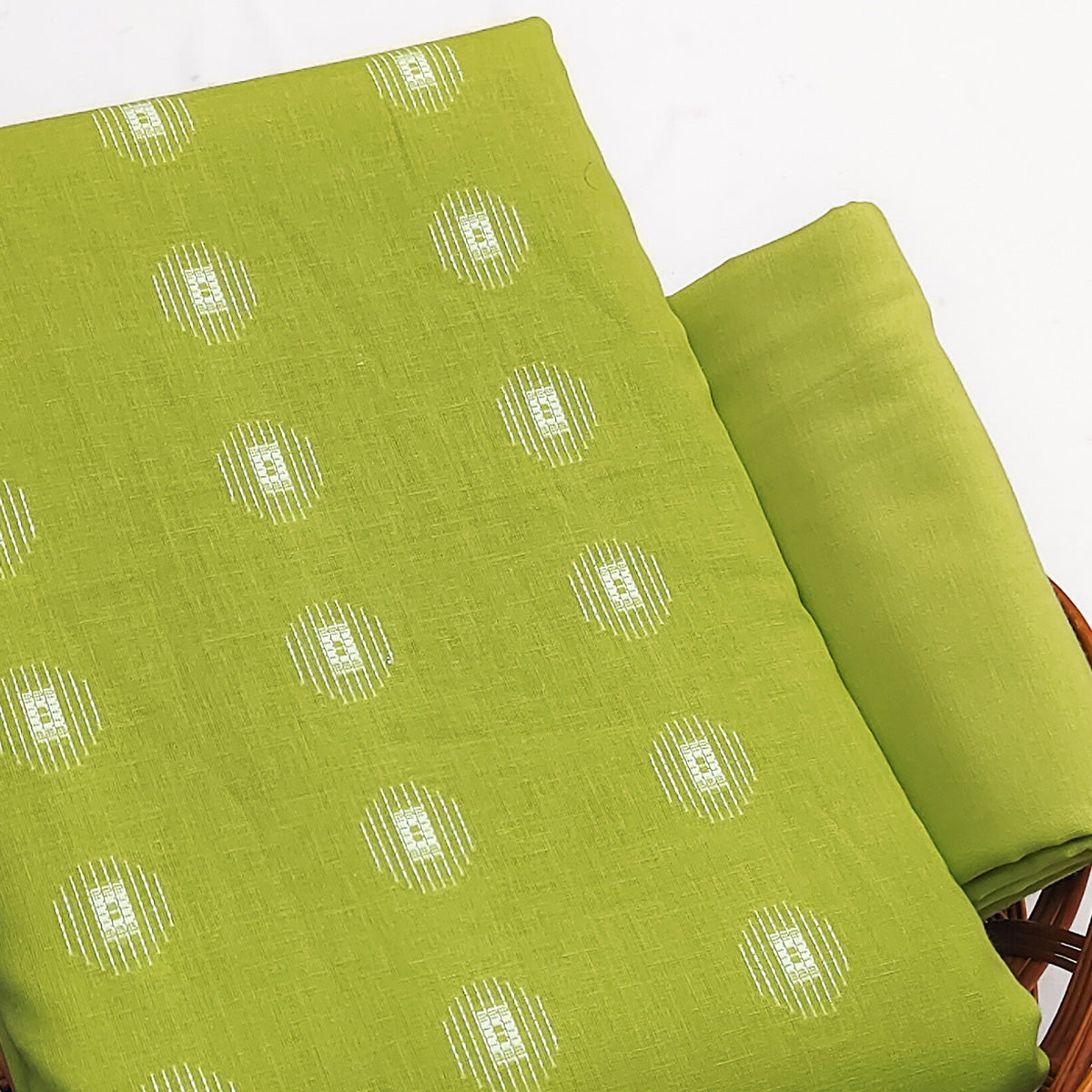 green-woven-pure-cotton-dress-material-3