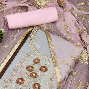 grey-floral-embroidered-chanderi-dress-material-6
