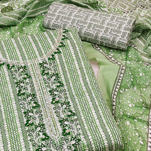 green-striped-printed-pure-cotton-dress-material