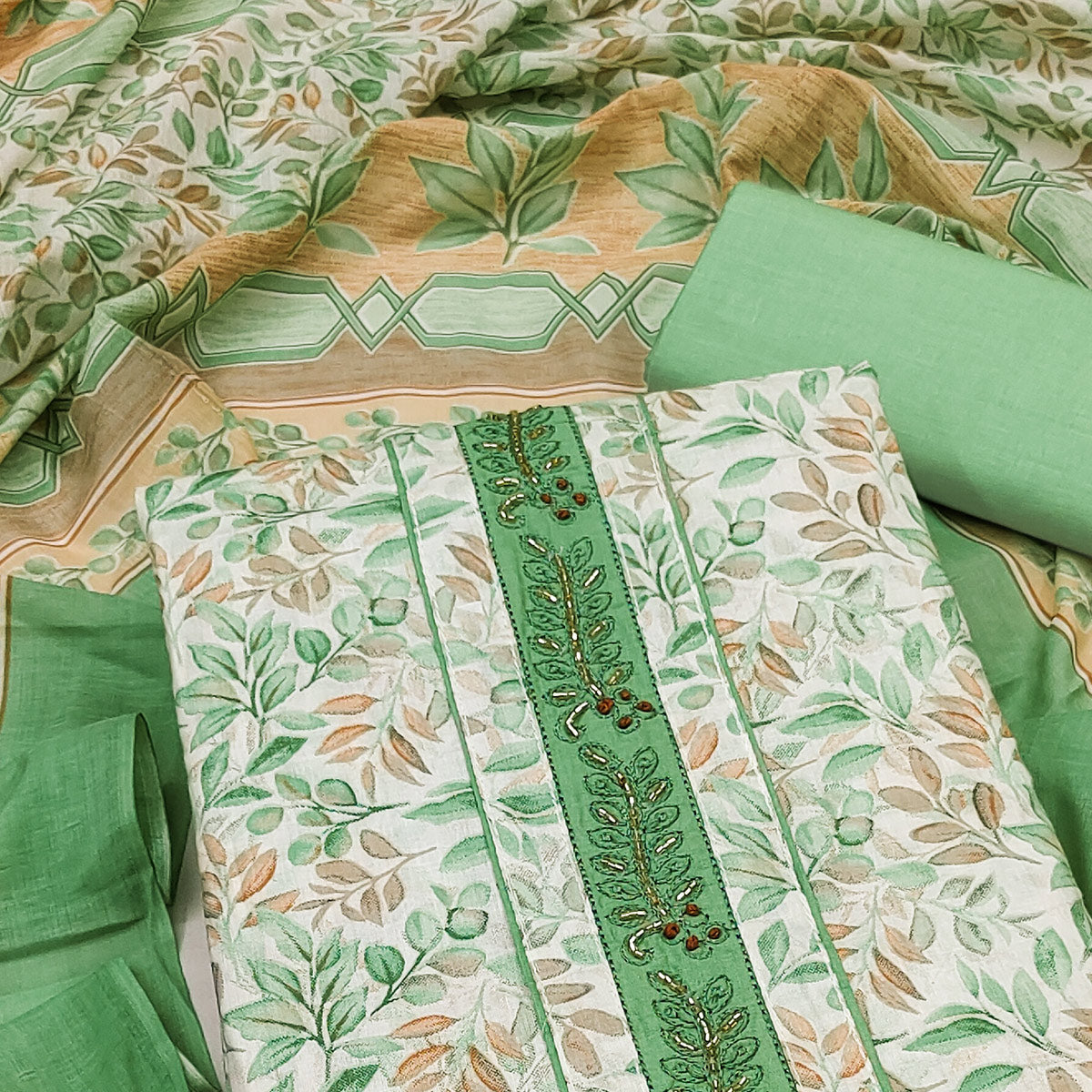 green-floral-printed-pure-cotton-dress-material-13
