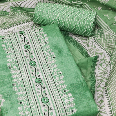 green-printed-with-embroidery-pure-cotton-dress-material-2
