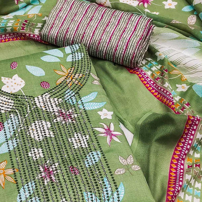 green-floral-printed-with-sequins-embroidered-pure-cotton-dress-material