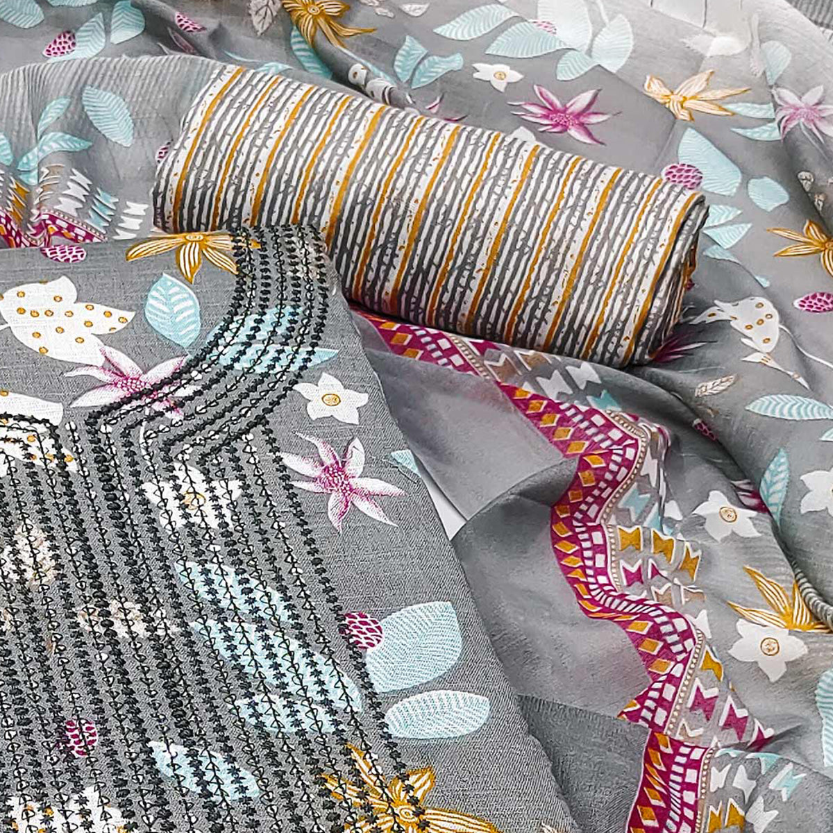 grey-floral-printed-with-sequins-embroidered-pure-cotton-dress-material-6