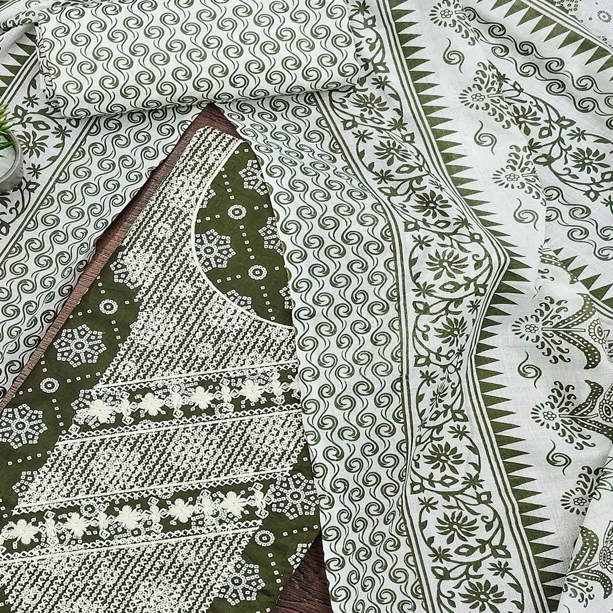 green-printed-with-embroidered-pure-cotton-dress-material-1