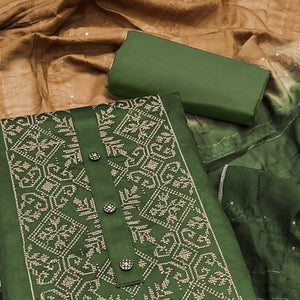 green-floral-embroidery-cotton-silk-dress-material