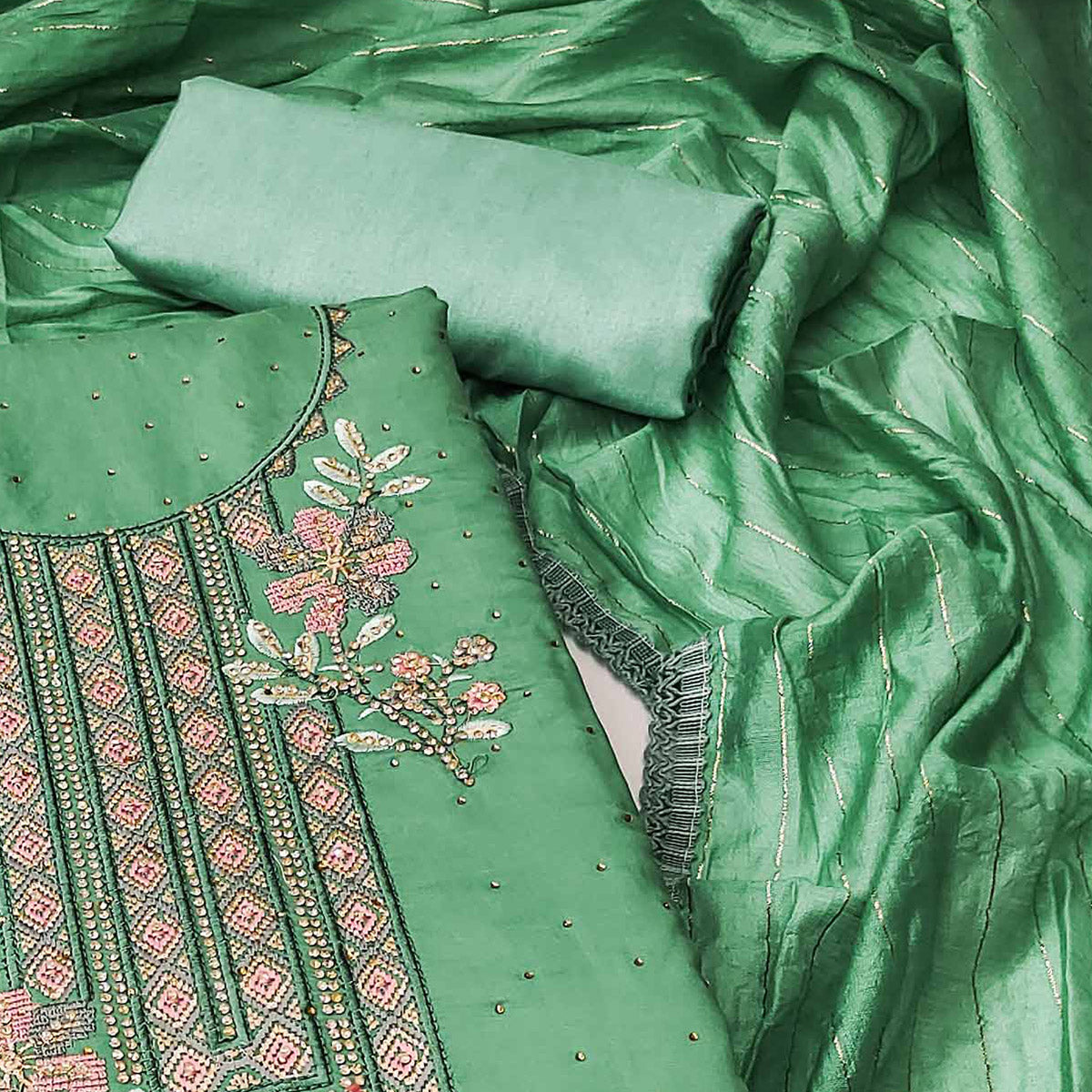 green-floral-embroidery-with-stonework-chanderi-silk-dress-material