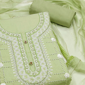 green-sequins-embroidery-chanderi-silk-dress-material
