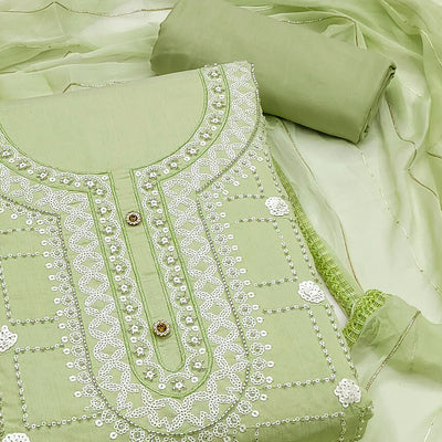 green-sequins-embroidery-chanderi-silk-dress-material