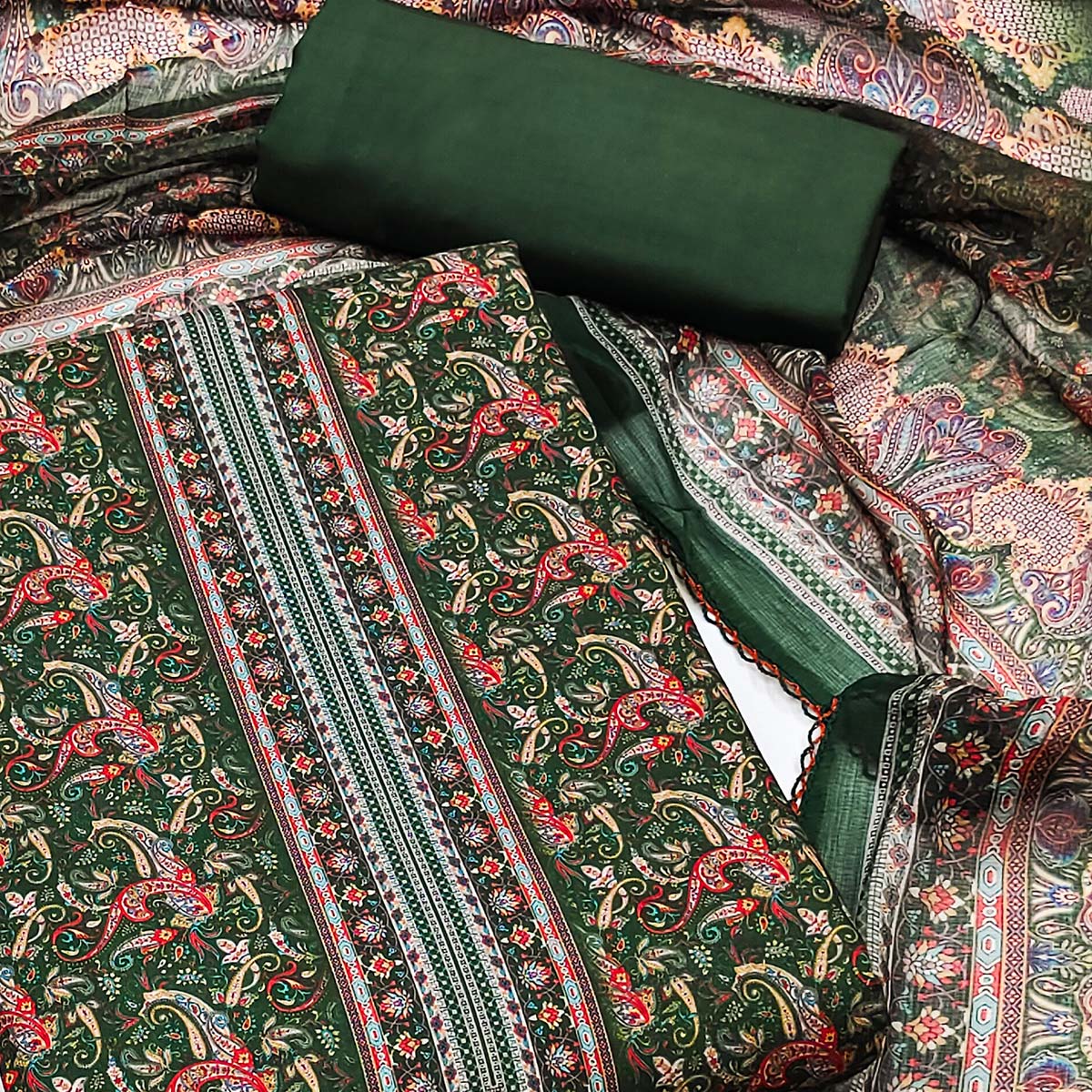 green-floral-digital-printed-poly-cotton-dress-material