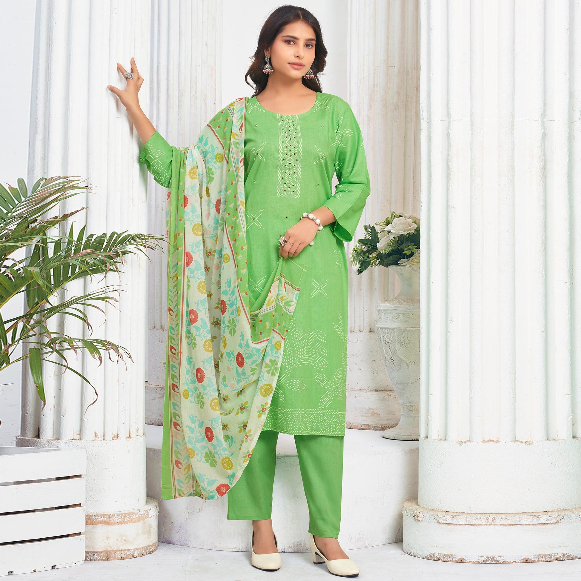 green-floral-printed-pure-cotton-salwar-suit-4