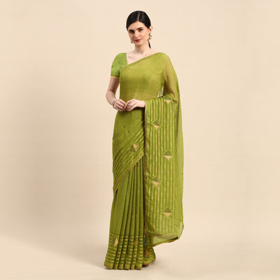green-foil-printed-with-swarovski-brasso-saree