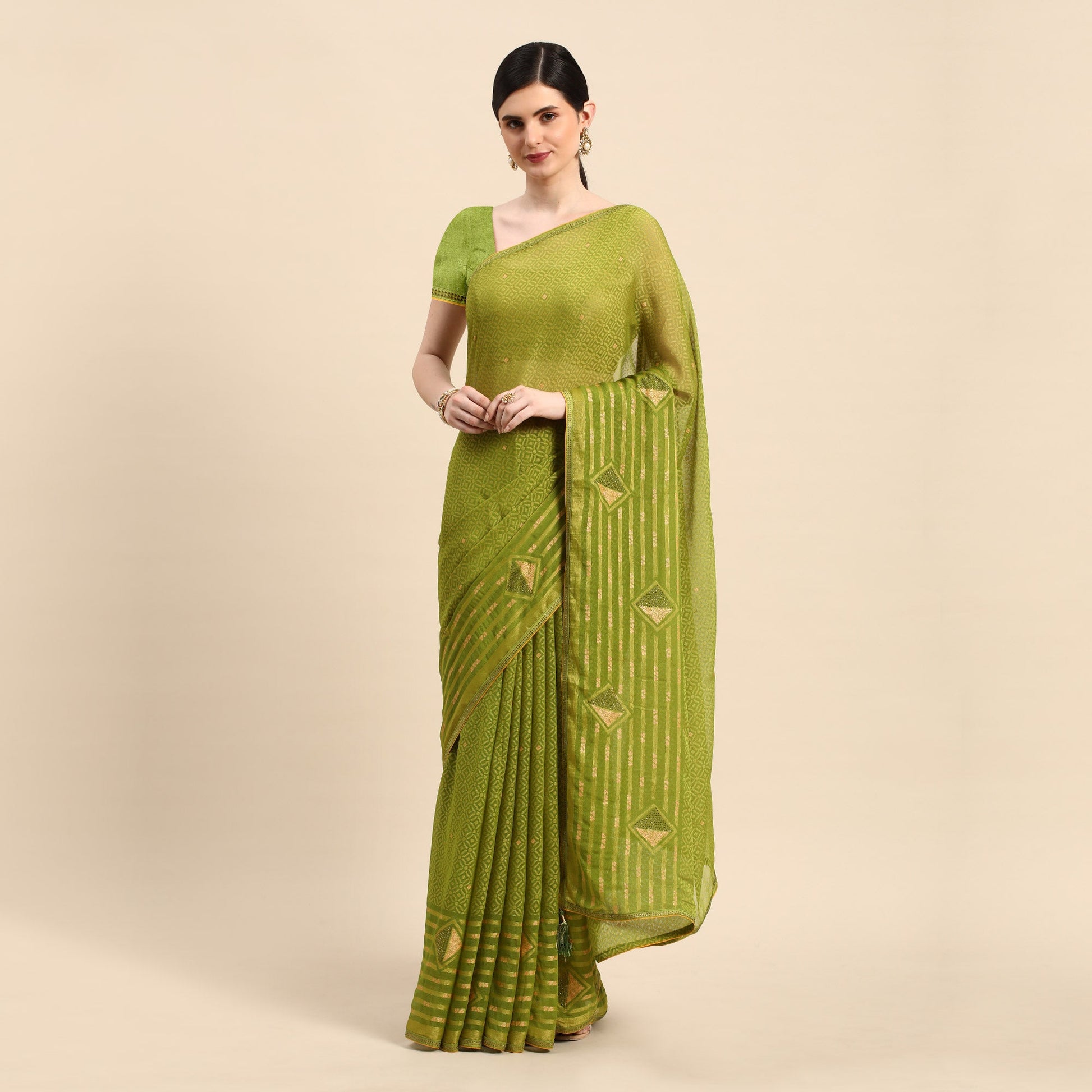 green-foil-printed-with-swarovski-brasso-saree