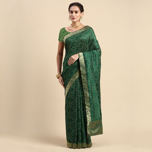 green-foil-printed-with-swarovski-vichitra-silk-saree-1