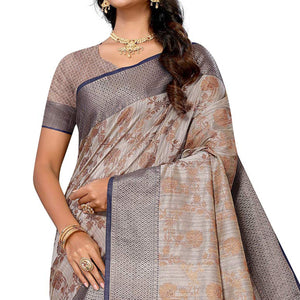 grey-floral-woven-banarasi-silk-saree-1