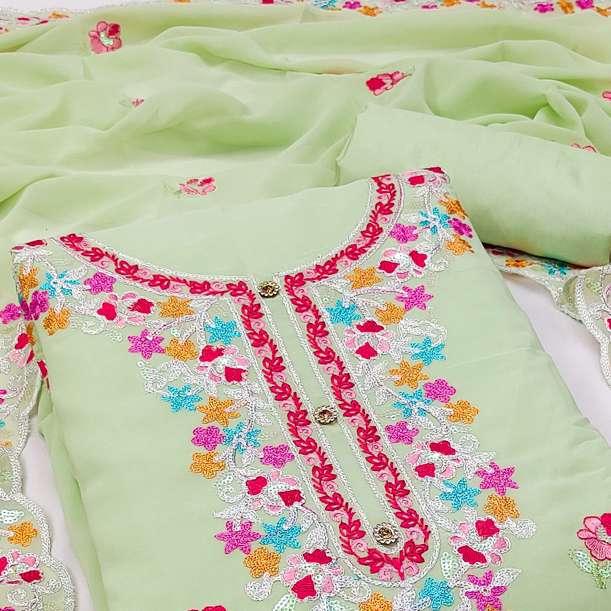 green-floral-embroidered-georgette-dress-material-7