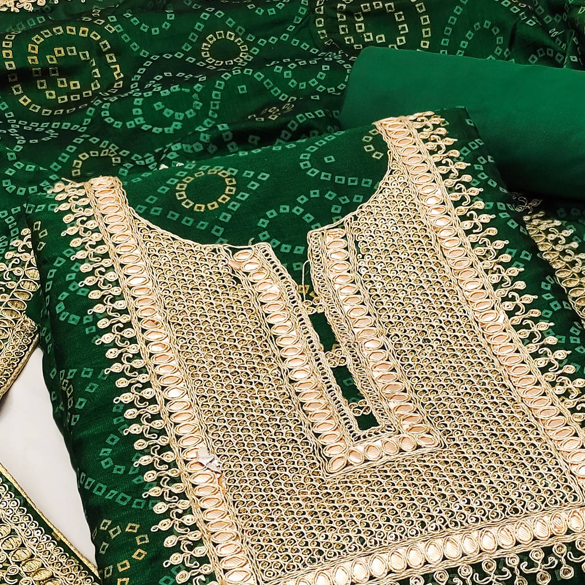 green-printed-with-embroidered-vichitra-silk-dress-material