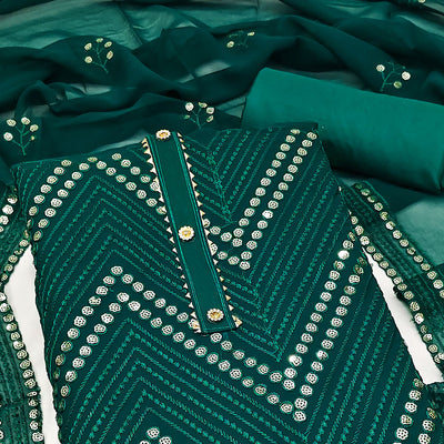 green-sequins-embroidered-georgette-dress-material-1