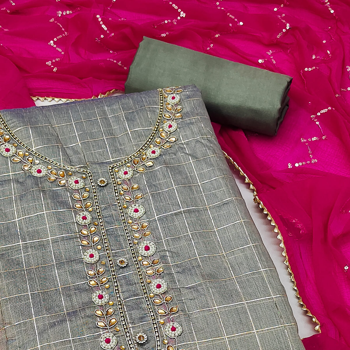 grey-embroidered-chanderi-dress-material-5