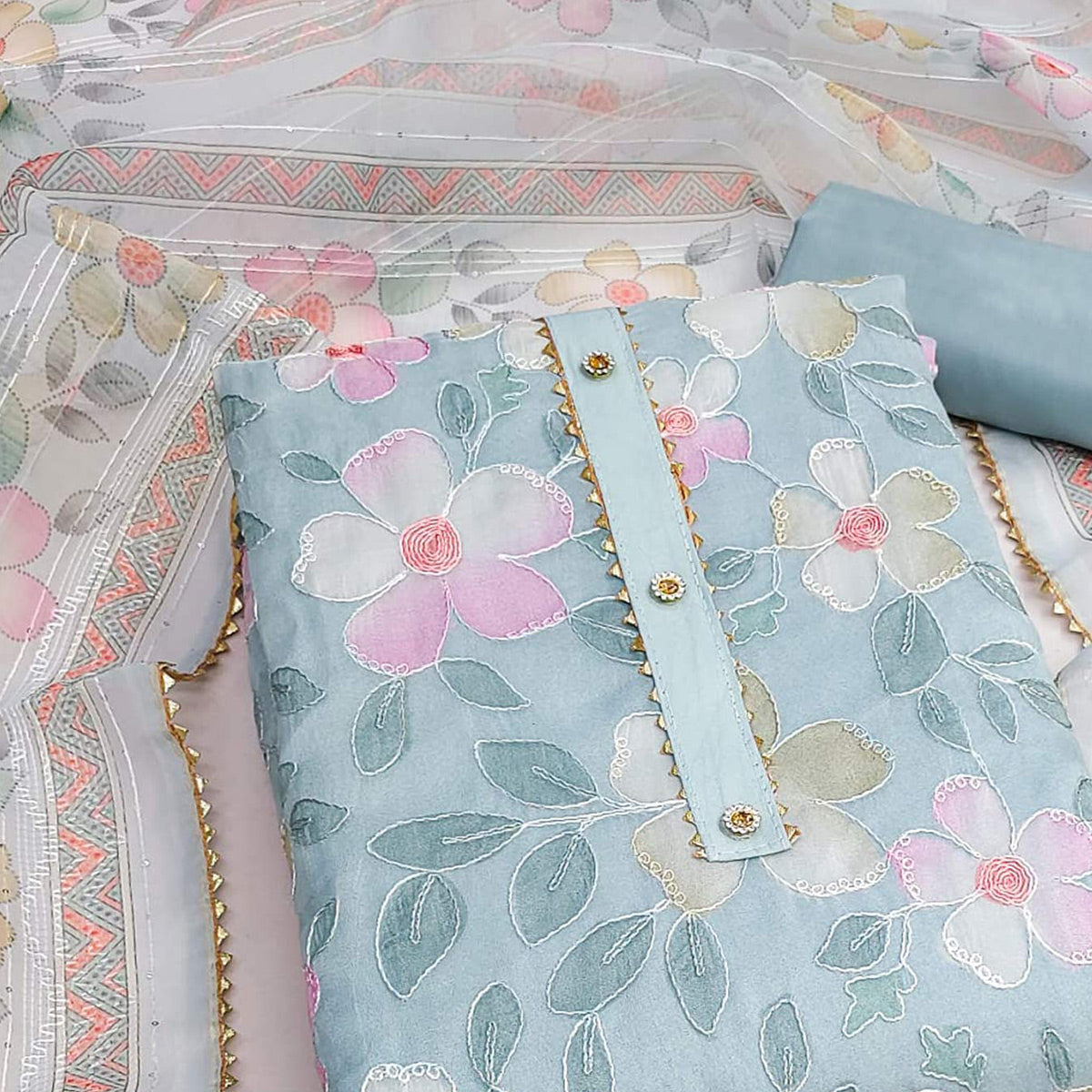 grey-floral-printed-organza-dress-material