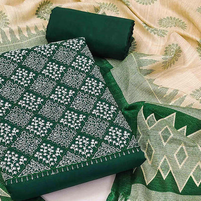 green-embroidered-chinon-dress-material
