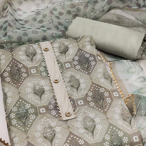 green-embroidered-with-printed-organza-dress-material