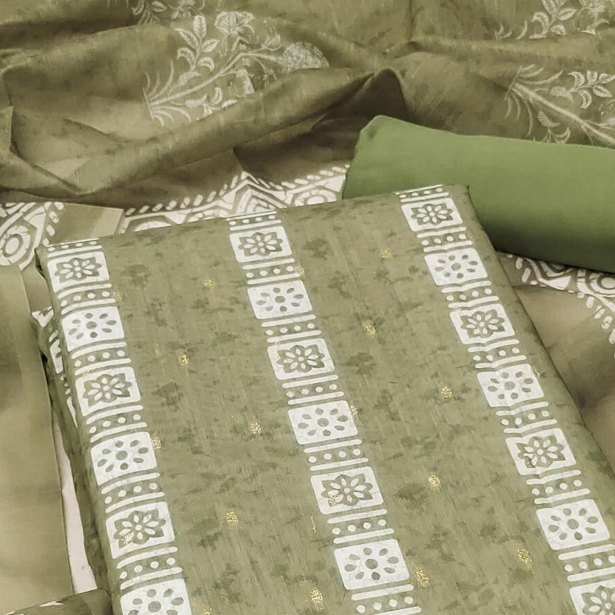 green-floral-printed-chanderi-dress-material-3