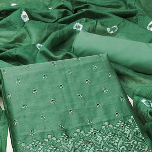 green-embroidered-cotton-blend-dress-material